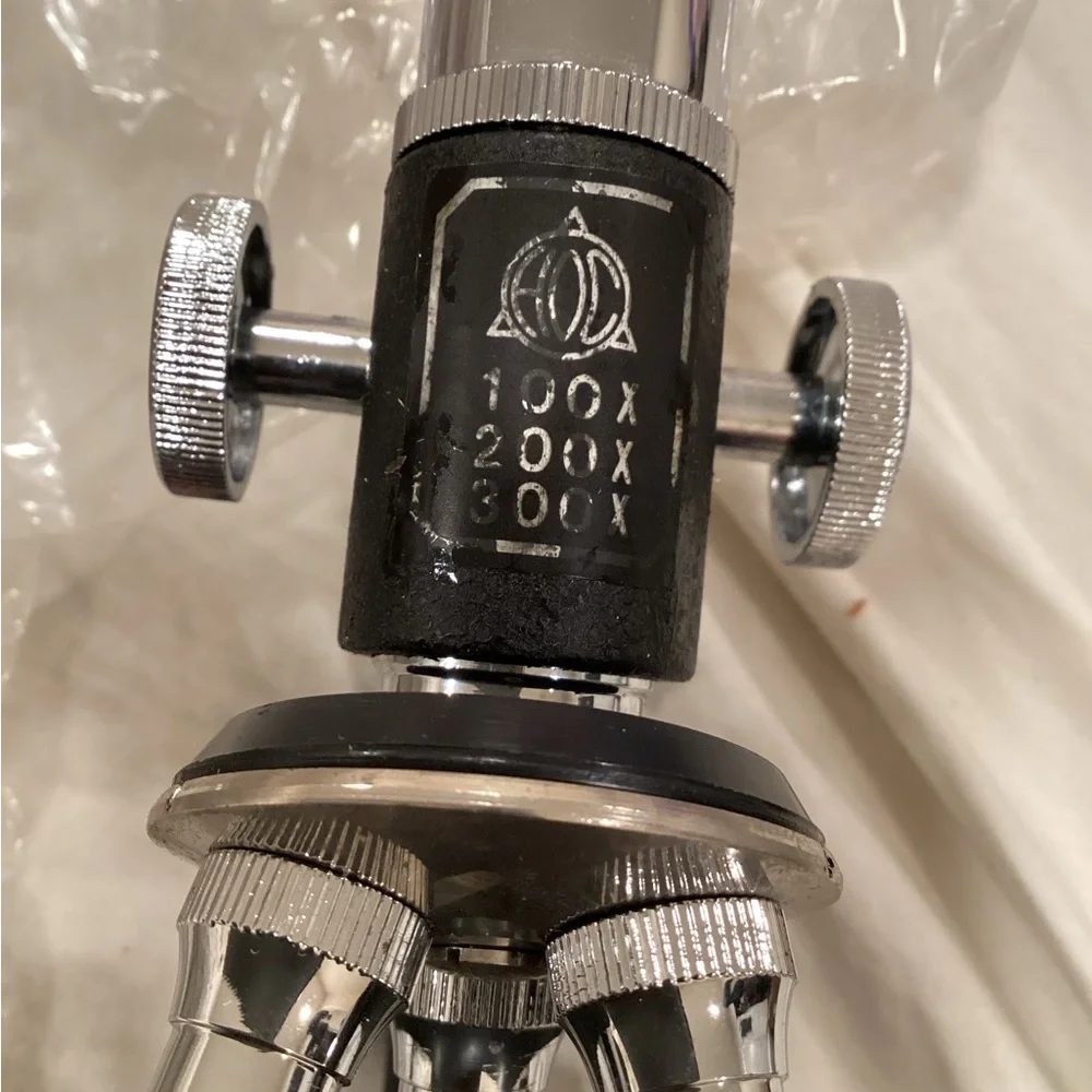 VTG Microscope COMPLETE .. NIB very rare Brand HOC